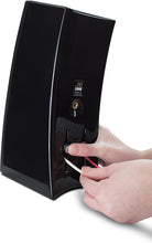 Load image into Gallery viewer, MartinLogan Surround Folded Tweeter Bluetooth Speaker Set of 1 Gloss Black 3.5