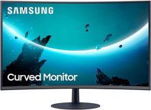 Load image into Gallery viewer, Samsung – T55 Series C32T550FDN 32" 1000R Curved Monitor, Dark Blue Gray (LC32T550FDNXZA)
