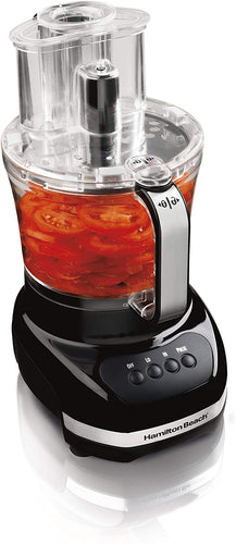 Hamilton Beach Big Mouth Duo Plus 12-Cup Food Processor & Vegetable Chopper with Additional Mini 4-Cp Bowl, Black (70580)