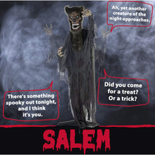 Load image into Gallery viewer, Haunted Hill Farm HHWOLF-2FLSA Life-Size Animatronic Werewolf, Indoor/Outdoor Halloween Decoration, Multi