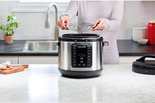 Load image into Gallery viewer, Crock-pot 8-Quart Multi-Use XL Express Crock Programmable Slow Cooker with Manual Pressure, Boil &amp; Simmer with Extra Sealing Gasket, Stainless Steel