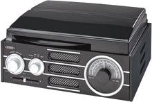 Load image into Gallery viewer, Jensen 3-Speed Stereo Turntable with MP3 Encoding System and AM/FM Stereo Radio