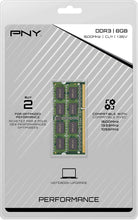 Load image into Gallery viewer, PNY Performance Kit DDR3 1600MHz CL11 1.35/1.5V Notebook Memory