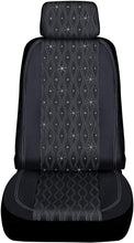 Load image into Gallery viewer, Pilot Automotive Swarovski Wavy Stitch Seat Cover Black