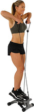 Load image into Gallery viewer, Sunny Health &amp; Fitness Mini Stepper with Resistance Bands