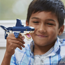 Load image into Gallery viewer, LEGO Creator 3in1 Deep Sea Creatures 31088 Make a Shark, Squid, Angler Fish, and Crab with this Sea Animal Toy Building Kit (230 Pieces)