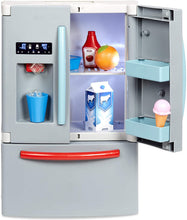 Load image into Gallery viewer, Little Tikes First Fridge Refrigerator with Ice Dispenser Pretend Play Appliance for Kids, Play Kitchen Set with Kitchen Playset Accessories Unique Toy Multi-Color