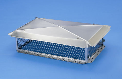 14'' x 21'' Stainless Steel Multi-Flue Knocked Down Chimney Cap