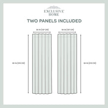 Load image into Gallery viewer, Exclusive Home Curtains Bella Window Curtain Panel Pair with Hidden Tab Top