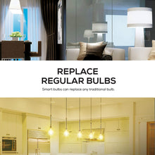 Load image into Gallery viewer, Geeni Lux 800 A19 Smart Wi-Fi LED Dimmable White Light Bulb - 60W Equivalent, No Hub Required, Works with Alexa, Google Assistant &amp; Microsoft Cortana - GN-BW902-999