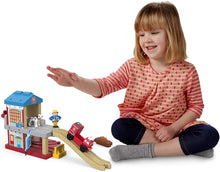 Load image into Gallery viewer, Fisher-Price Thomas &amp; Friends Wood, Eco Rescue Firehouse Set