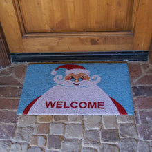 Load image into Gallery viewer, Rubber-Cal "Santa Claus is Back!" Christmas Doormat Holiday Doormats, 18 x 30-Inch