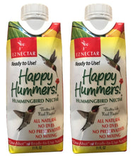 Load image into Gallery viewer, EZNectar Refill One-Shot - The Only Ready-to-Use Hummingbird Nectar Exactly Like Flower Nectar. Patented, No Preservatives or Dyes, Hummingbird Food - Nectar (2 Piece) 22 FL OZ Total