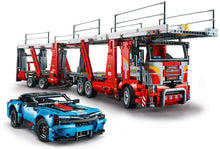 Load image into Gallery viewer, LEGO Technic Car Transporter 42098 Toy Truck and Trailer Building Set with Blue Car
