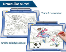 Load image into Gallery viewer, Crayola Light Up Tracing Pad Blue, Toys for Boys &amp; Girls, Gift for Kids, Age 6+