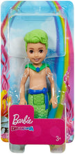 Load image into Gallery viewer, Barbie Dreamtopia Chelsea Merboy Doll, 6.5-inch, Green