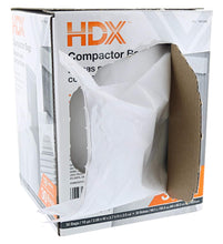Load image into Gallery viewer, HDX 959933 18 Gallon 2.5 Mil Trash Compactor Bags w/ Tie Flaps (30-Count) (Made in USA)
