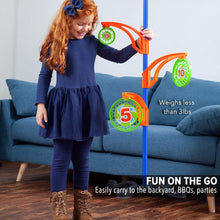 Load image into Gallery viewer, Sport Squad Precision Bullseye Magnetic Target Challenge Game - Ideal Accessory for Nerf Target Practice - Includes Bow and Arrow for Kids and Flying Discs - Archery Toy Set for Boys and Girls, Multi-colored, Model:SSD1003