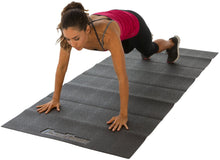 Load image into Gallery viewer, Fitness Reality Water-Resistant Folding Exercise Equipment Mat (79&quot; x 35.4&quot;), Black, 2950