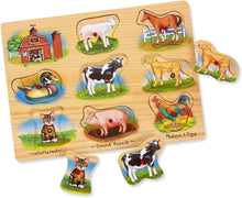 Load image into Gallery viewer, Melissa &amp; Doug Farm Sound Puzzle
