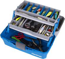 Load image into Gallery viewer, Flambeau Outdoors 6382TB 2-Tray - Classic Tray Tackle Box - Blue/Gray
