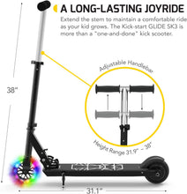 Load image into Gallery viewer, Swagtron SK3 Electric Scooter w/LED Wheels &amp; Kick-Start Boost, for Kids