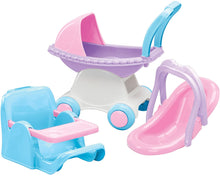 Load image into Gallery viewer, American Plastic Toys 3-Piece Baby Doll Playset