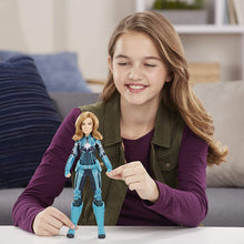 Load image into Gallery viewer, Marvel Captain Marvel Captain Marvel (Starforce) Super Hero Doll with Helmet Accessory (Ages 6 and up)