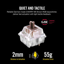 Load image into Gallery viewer, CORSAIR K95 RGB PLATINUM Mechanical Gaming Keyboard -  6x Programmable Macro Keys - USB Passthrough &amp; Media Controls - Tactile &amp; Quiet - Cherry MX Brown – RGB LED Backlit