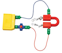 Load image into Gallery viewer, Thames &amp; Kosmos Electricity &amp; Magnetism Science Kit | 62 Safe Experiments Investigating Magnetic Fields &amp; Forces for Ages 8+ | Assemble Electric Circuits with Easy Snap-Together Blocks