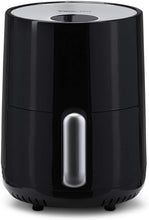 Load image into Gallery viewer, Magic Chef Airfryer 1.6 Quart Compact Snack Sized Oilless Fryer - Manual &amp; Digital Control - Dishwasher Safe Basket with Recipe Book Included - Black