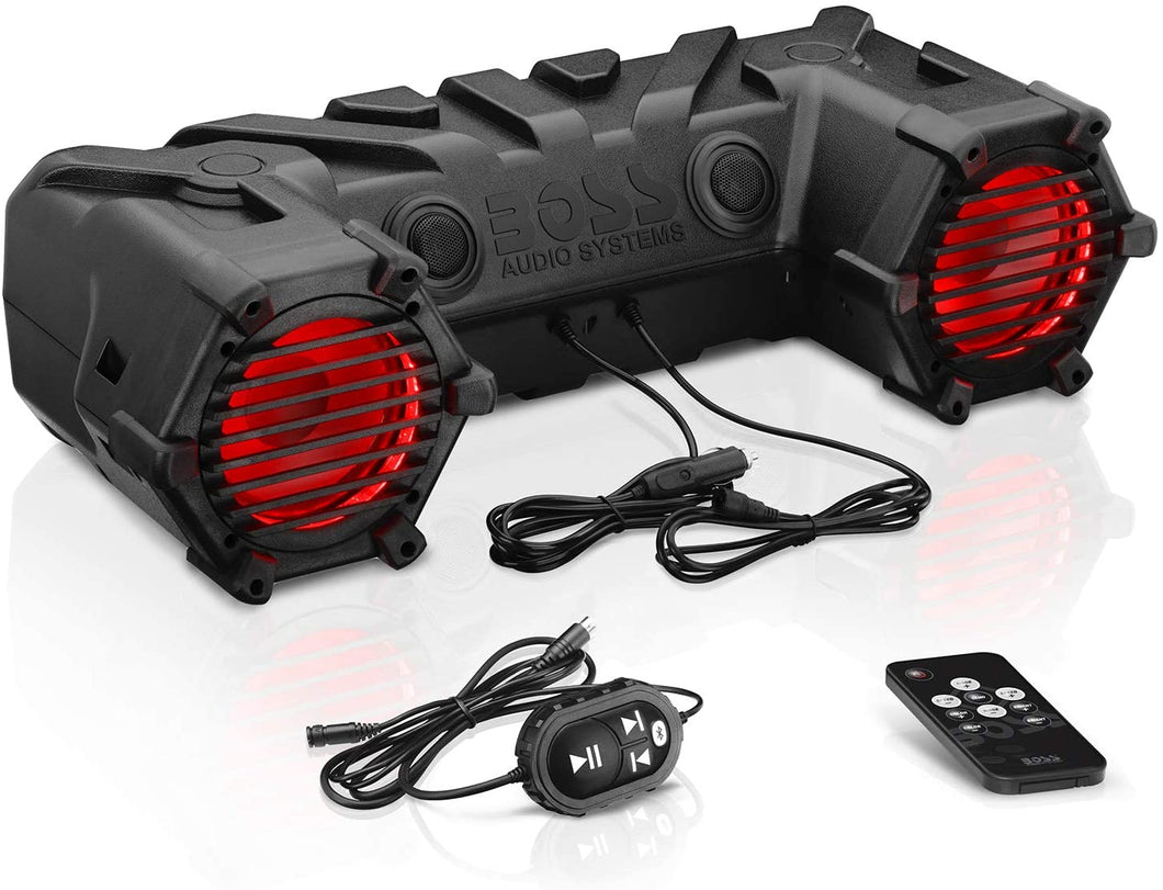 BOSS Audio Systems ATVB95LED ATV UTV Weatherproof Sound System