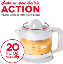 Load image into Gallery viewer, Dash Citrus Juicer Extractor: Compact Juicer for Healthy Juice, Oranges, Lemons, Limes, Grapefruit &amp; other Citrus Fruit with Easy Pour Spout + 32 oz Pitcher