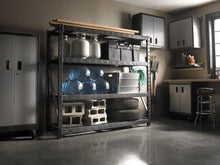 Load image into Gallery viewer, 77&quot; Wide Heavy Duty Rack with Four 24&quot; Deep Shelves