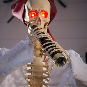 Home Accents Holiday Halloween Decor Flaming Scarecrow 6 ft. Animated Life Size Battery Operated