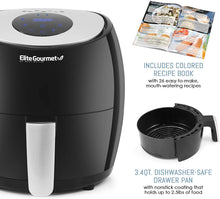 Load image into Gallery viewer, Elite Gourmet Hot Air Fryer Oil-Less Healthy Cooker