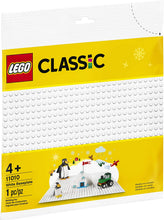 Load image into Gallery viewer, LEGO Classic White Baseplate 11010 Creative Toy for Kids, Great Open-Ended Imaginative Play Builders, New 2020 (1 Piece)