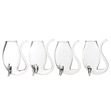 Load image into Gallery viewer, Oenophilia Porto Sippers, Hand-Blown, 2.75 ounce, 3.5"H x 1.75"W x 3"D, Very Small, Hand Wash Only - Set of 4