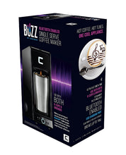 Load image into Gallery viewer, Chefman Coffee Maker K-Cup BUZZ Brewer with Bluetooth Enabled Speaker System and FILTER INCLUDED For Use With Coffee Grounds - Small Footprint Single Serve - RJ14-BUZZ