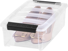 Load image into Gallery viewer, IRIS 5 Quart Stack &amp; Pull Box, Clear