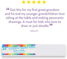Load image into Gallery viewer, Melissa &amp; Doug Tabletop Easel Paper Roll (12 inches x 75 feet), 3-Pack