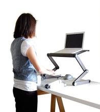 Load image into Gallery viewer, Workez Standing Desk Conversion Kit - Adjustable Sit to Stand Desk for Laptops &amp; Desktops