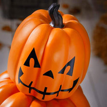 Load image into Gallery viewer, Home Accents Holiday Halloween Decor Jack-O-Lanterns 26.5 in. Stackable 3-Piece