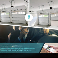 Load image into Gallery viewer, Alcidae Remotely Monitor and Control Garage Door Opener Through Phone, 2 Way Audio, 1080P Clear Image, Night Vision, Garager 2