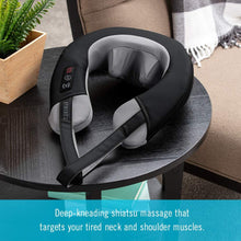 Load image into Gallery viewer, Homedics Neck Massager with Heat - Pro Therapy Elite Portable, Adjustable Shiatsu and Vibration Massage