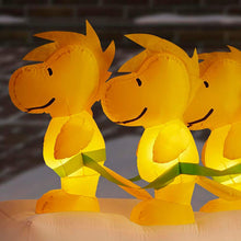 Load image into Gallery viewer, Gemmy 8&#39; Airblown Inflatable Snoopy as Santa in Sleigh Scene