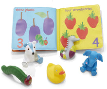Load image into Gallery viewer, World of Eric Carle, The Very Hungry Caterpillar Numbers Bath Book