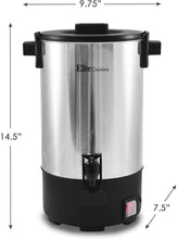 Load image into Gallery viewer, Maxi-Matic 30-Cup Stainless Steel Urn Coffee Maker Water Boiler