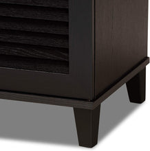 Load image into Gallery viewer, Baxton Studio Warren Shoe-Storage Cabinet, Espresso