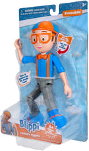 Load image into Gallery viewer, Blippi Talking Figure, 9-inch Articulated Toy with 8 Sounds and Phrases, Poseable Figure Inspired by Popular YouTube Edutainer